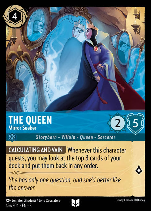 The Queen - Mirror Seeker Disney Lorcana card