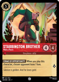 Stabbington Brother - With a Patch Disney Lorcana card