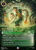 Milo Thatch - Getting His Hands Dirty Disney Lorcana card