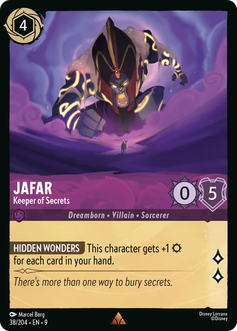 Jafar - Keeper of Secrets Disney Lorcana card