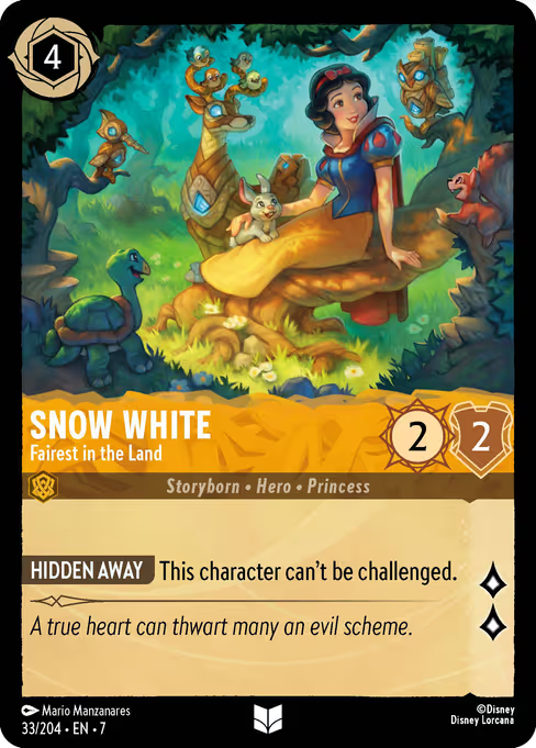 Snow White - Fairest in the Land Disney Lorcana card