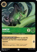 Banzai - Taunting Hyena Disney Lorcana card