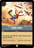Food Fight! Disney Lorcana card