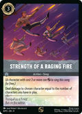 Strength of a Raging Fire Disney Lorcana card