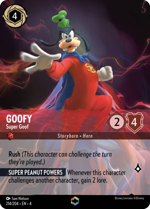 Goofy - Super Goof Disney Lorcana card