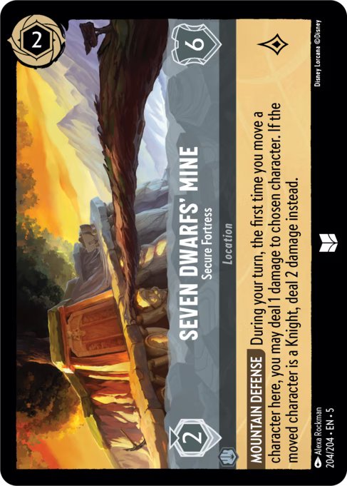 Seven Dwarfs' Mine - Secure Fortress Disney Lorcana card