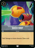Quick Shot Disney Lorcana card