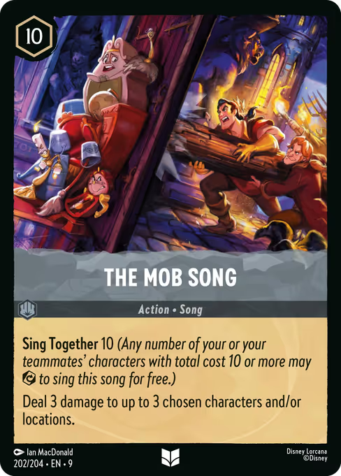 The Mob Song Disney Lorcana card