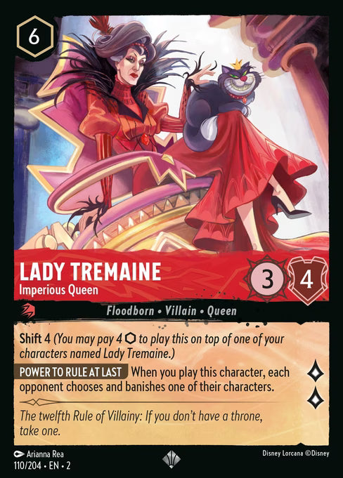 Lady Tremaine - Imperious Queen Disney Lorcana card