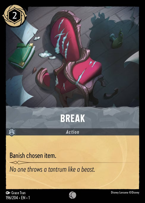 Break Disney Lorcana card