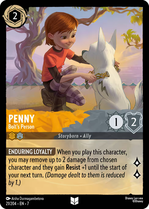 Penny - Bolt's Person Disney Lorcana card