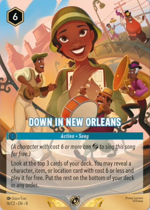Down In New Orleans Disney Lorcana card
