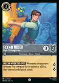 Flynn Rider - High-Climbing Rogue Disney Lorcana card