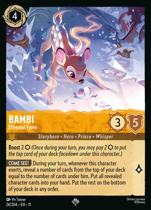 Bambi - Ethereal Fawn Disney Lorcana card