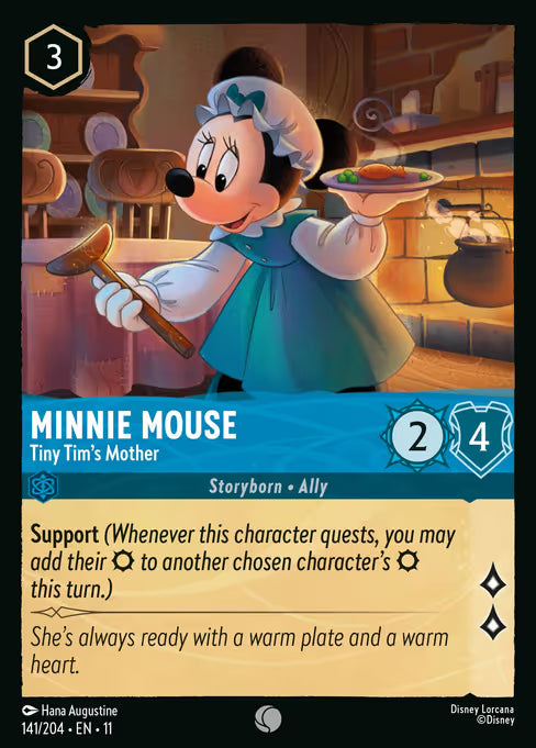 Minnie Mouse - Tiny Tim's Mother Disney Lorcana card