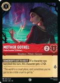 Mother Gothel - Underhanded Schemer Disney Lorcana card