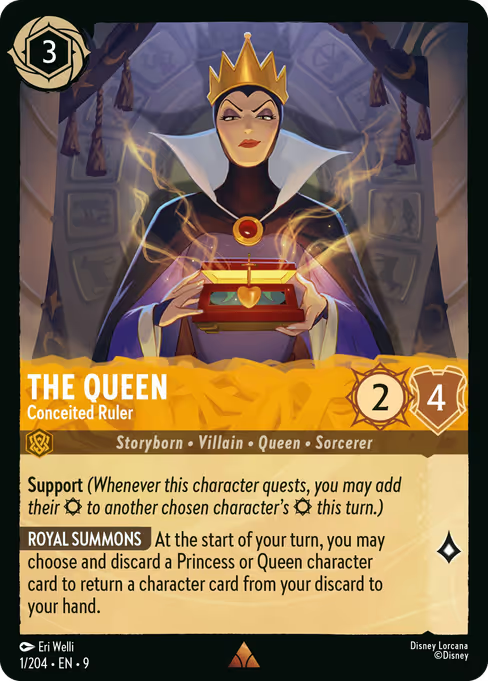 The Queen - Conceited Ruler Disney Lorcana card