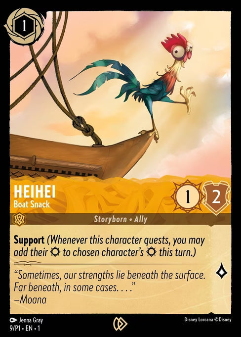 HeiHei - Boat Snack Disney Lorcana card