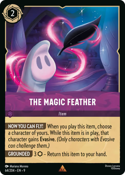 The Magic Feather Disney Lorcana card