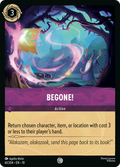 Begone! Disney Lorcana card