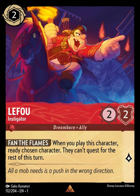 LeFou - Instigator Disney Lorcana card