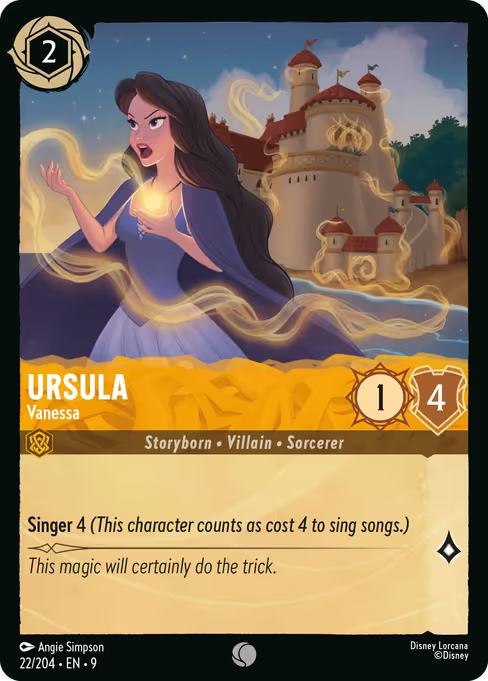 Ursula - Vanessa Disney Lorcana card