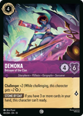 Demona - Betrayer of the Clan Disney Lorcana card