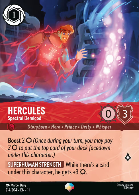 Hercules - Spectral Demigod Disney Lorcana card