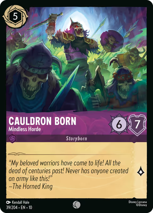 Cauldron Born - Mindless Horde Disney Lorcana card