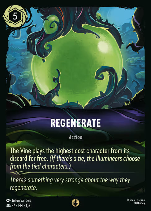 Regenerate Disney Lorcana card