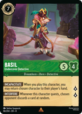 Basil - Undercover Detective Disney Lorcana card