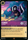 Flower - Shy Skunk Disney Lorcana card
