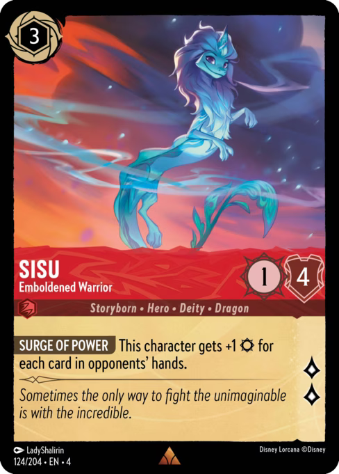 Sisu - Emboldened Warrior Disney Lorcana card