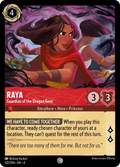 Raya - Guardian of the Dragon Gem Disney Lorcana card