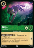 Akela - Forest Runner Disney Lorcana card