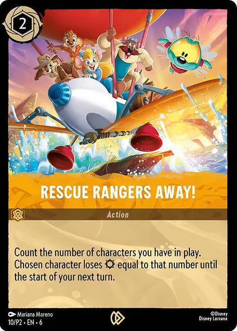 Rescue Rangers Away! Disney Lorcana card
