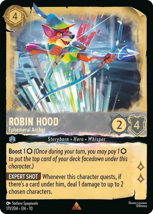 Robin Hood - Ephemeral Archer Disney Lorcana card