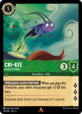 Cri-Kee - Lucky Cricket Disney Lorcana card