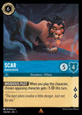 Scar - Mastermind Disney Lorcana card