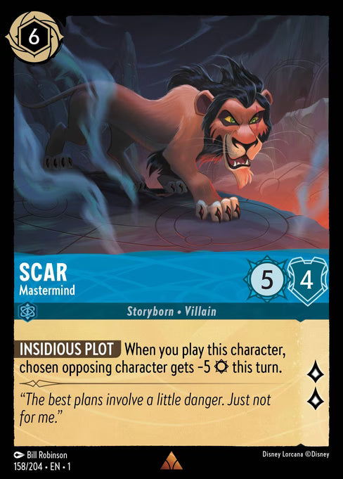 Scar - Mastermind Disney Lorcana card