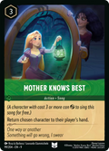 Mother Knows Best Disney Lorcana card