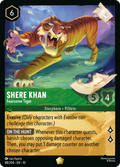 Shere Khan - Fearsome Tiger Disney Lorcana card