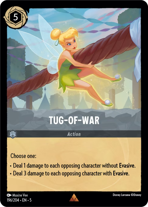 Tug-of-War Disney Lorcana card
