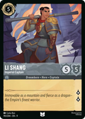 Li Shang - Imperial Captain Disney Lorcana card
