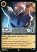 Francine - Eyeing the Evidence Disney Lorcana card