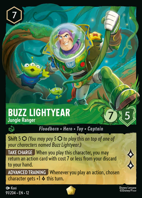 Buzz Lightyear - Jungle Ranger Disney Lorcana card