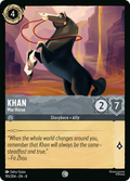 Khan - War Horse Disney Lorcana card