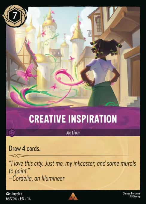 Creative Inspiration Disney Lorcana card