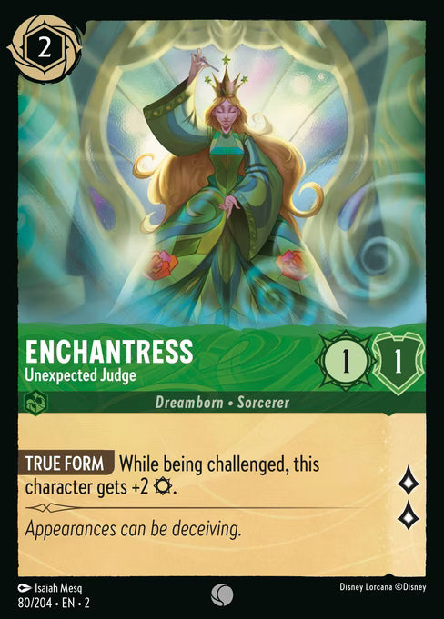 Enchantress - Unexpected Judge Disney Lorcana card