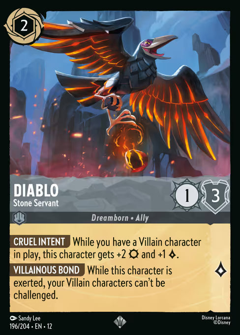Diablo - Stone Servant Disney Lorcana card